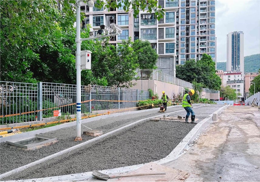  南山区未纳入市政管养“两不管”道路（第一批）改造整治工程-悦旗白街项目施工 